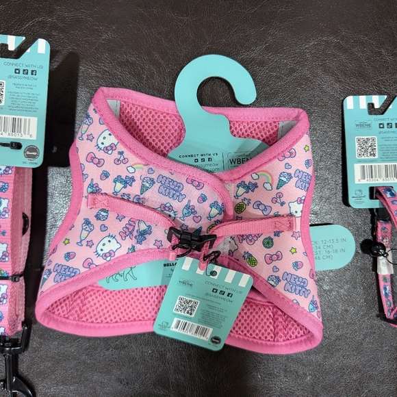 Hello Kitty harnest, belled collar and leash - Picture 6 of 9